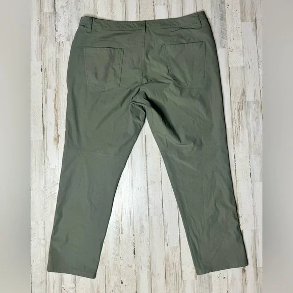 Lululemon Pants Womens 38 Green City Sleek 5 Pocket 38x30 - Picture 8 of 10